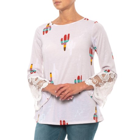 Wrangler Colorful Cactus Shirt - Long Sleeve (For Women)