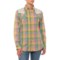 Wrangler Plaid Lace Trim Shirt - Snap Front, Long Sleeve (For Women)