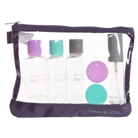 Travelon 1-Quart Zip-Top Bag with Bottles