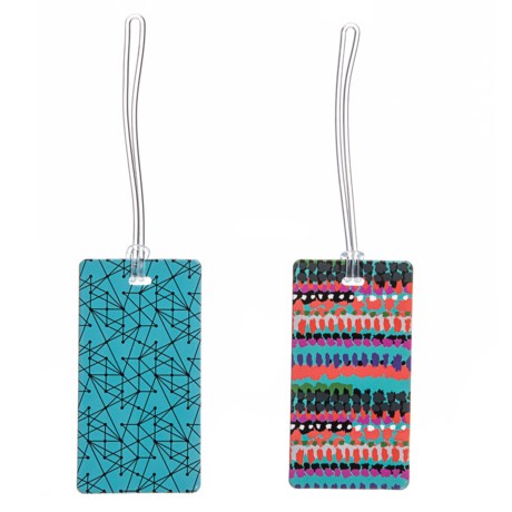 Lewis N Clark Tribal and Lines Luggage Tag Set - 2-Piece