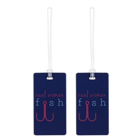 Lewis N Clark Real Women Fish Luggage Tags - 2-Pack
