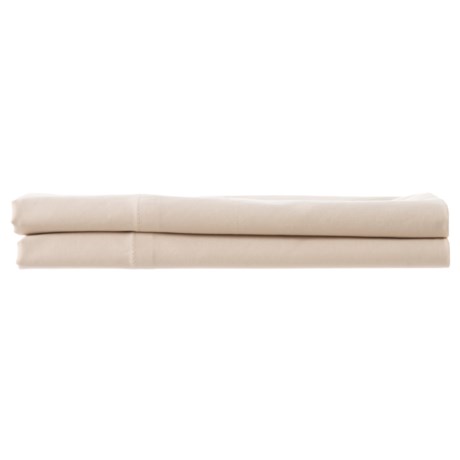 Coyuchi Sandstone Organic Cotton Sateen Pillowcases - King, 300 TC