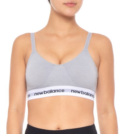 New Balance Adjustable Strap Sports Bra - Low Impact, Padded Cups (For Women)