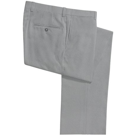 Riviera Sting Mini-Check Pants - Flat Front (For Men)