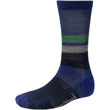 SmartWool Distressed Stripe Socks - Merino Wool, Crew (For Men)