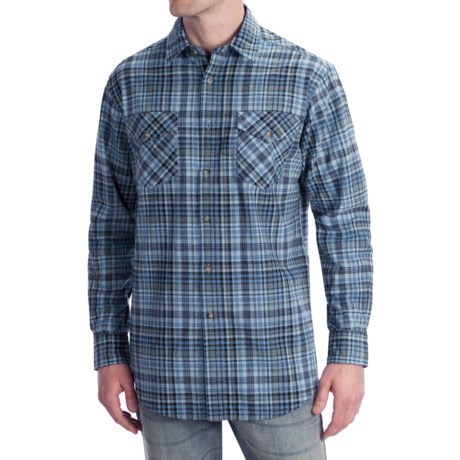 Pendleton Tracker Shirt - Brushed Chambray, Long Sleeve (For Men)