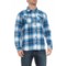 Industry Supply Co Blue Check Flannel Woven Shirt - Long Sleeve (For Men)