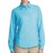 White Sierra Gobi Desert Shirt - UPF 30, Convertible Long Sleeve (For Plus Size Women)
