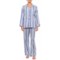 BedHead Printed Cotton Sateen Pajamas - Long Sleeve (For Women)