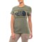 The North Face Tri-Color Logo T-Shirt - Short Sleeve (For Women)