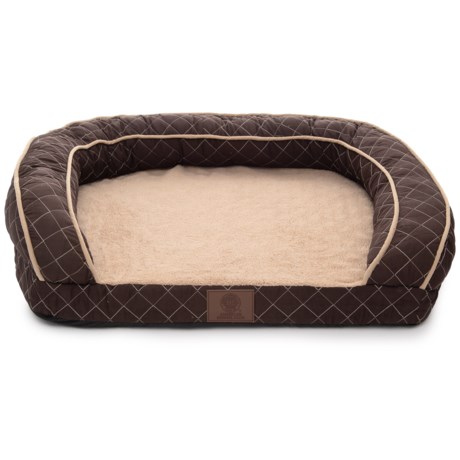 AKC Orthopedic Quilted Solid Dog Bed - 35x27”