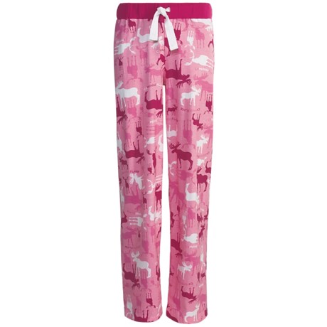Wild & Cozy by Hatley Cotton Jersey Drawstring Pants (For Women)