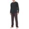 IZOD Red-Black Jersey Shirt and Microfleece Pants - Long Sleeve (For Men)