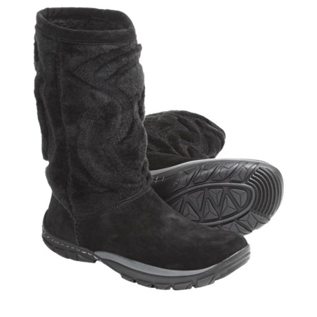 Earth Kalso  Supernova Boots -Leather, Faux Fur (For Women)