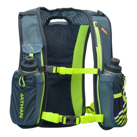 Nathan Fireball Hydration Race Vest with Double Flasks - Two 12 oz. Flasks