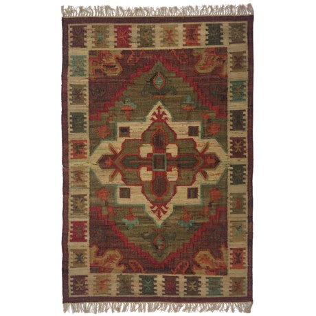 Signature Styles Red Area Rug - 8x10’, Cotton