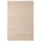 Signature Styles Leather and Jute Silver Area Rug - 5x8’