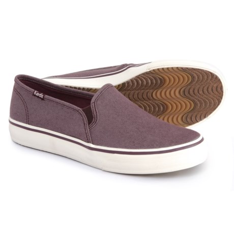 Keds Double Decker Shimmer Chambray Sneakers - Slip-Ons (For Women)