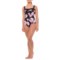 Miraclesuit Poppies Print One-Piece Swimsuit - Padded Cups (For Women)