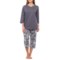 Calida Premium Cotton Pajamas - 2-Piece, 3/4 Sleeve (For Women)
