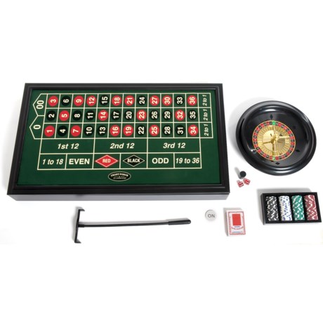 University Games 4-in-1 Casino Game Set - 2-20 Players, Ages 18+
