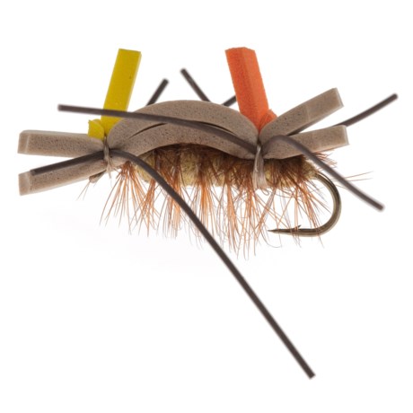 Idylwilde Flies B’s Golden Stone Brown Leg Dry Fly - Dozen