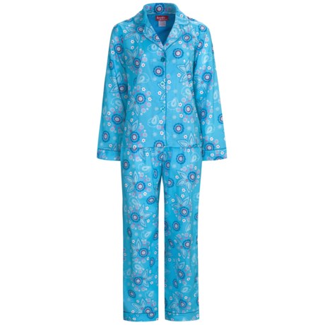 Frankie & Johnny Cotton Voile Pajamas (For Women) 5599N - Save 42%