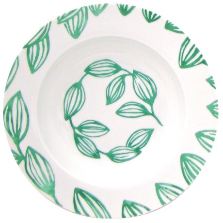 Lulu DK Leaf Porcelain Soup Bowls - Set of 4