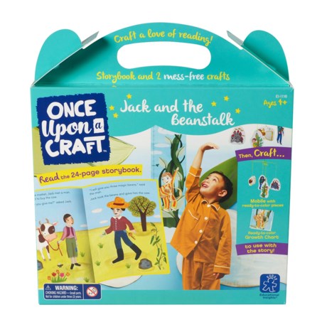 Learning Resources Jack and the Beanstalk Once Upon a Craft Book and Activity Set