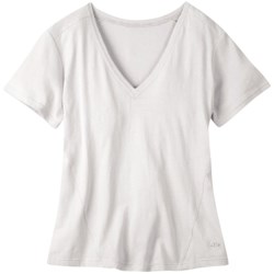 Mountain Khakis Anytime V-Neck T-Shirt - Cotton-Linen, Short Sleeve (For Women)