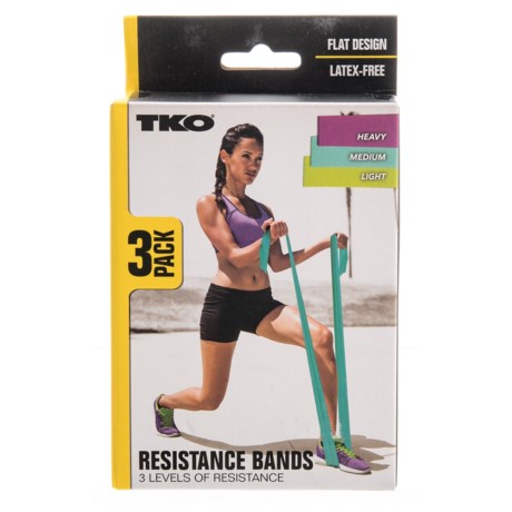TKO Resistant Bands - 3-Pack, 4’x6”