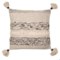 Spencer Crissy Natural Textured Throw Pillow - 18x18”, Feathers
