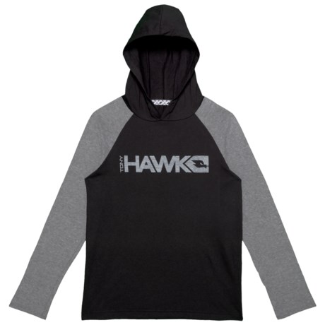 Tony Hawk Raglan Hooded T-Shirt - Long Sleeve (For Big Boys)