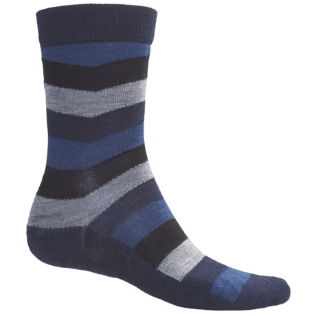 SmartWool Chevron Stripe Socks - Merino Wool, Crew (For Men)