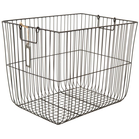 RGI Metal Wire Basket with Collapsible Metal Ear Handles - Large