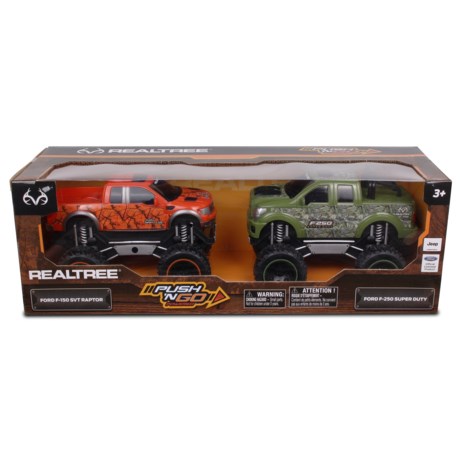 Realtree Ford F-150 SVT Raptor and F-250 Super Duty Toy Trucks - 2-Piece