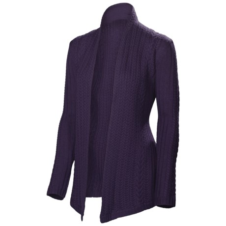 Neve Vivienne Cabled Wrap - Merino Wool (For Women)