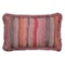 Newport Chindi Zinnia Throw Pillow with Fringe Trim - 14x22”, Feathers