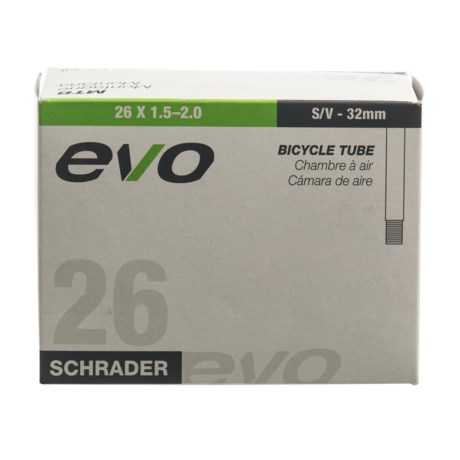 Evo 26 Schrader Mountain Bike Inner Tube - 32mm, 26x1.5-2.0”