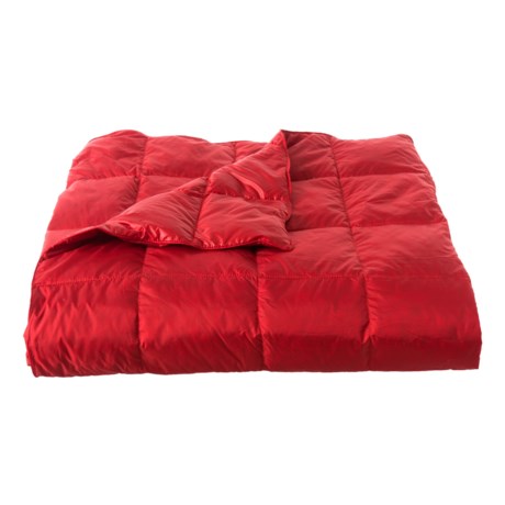 Blue Ridge Home Fashions Barba Cherry Reversible Down Throw Blanket - 60x70”