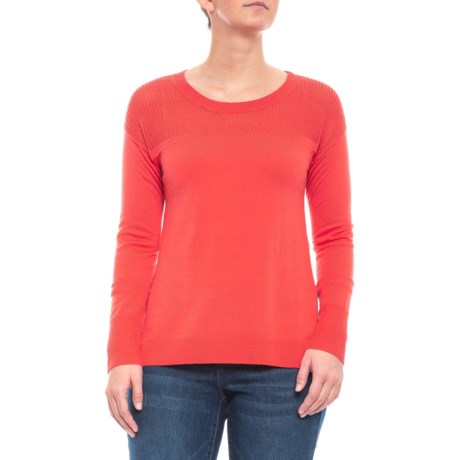 Toad&Co Bright Coral Jacinta Sweater - Merino Wool (For Women)