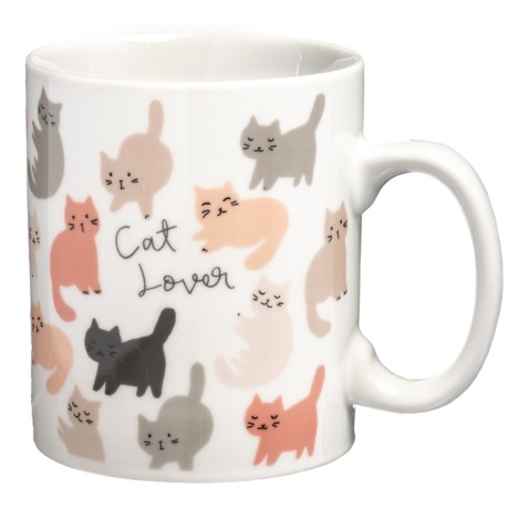Fringe Studio Multi Cat Lover Mug