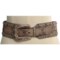 Roper Snake Print Hip Belt - Leather (For Women)