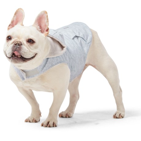 Free Country Silver Chip Dog Rain Jacket - Waterproof, 20”, Large