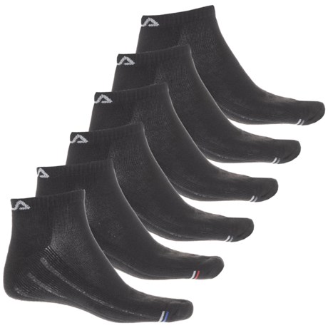 Fila Aerated Mesh Low-Cut Cushion Socks - 6-Pack, Ankle (For Men)