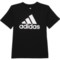 adidas Big Boys Badge of Sport Cotton T-Shirt - Short Sleeve