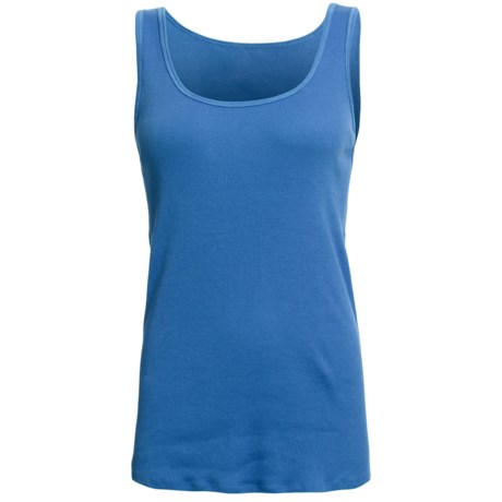 Ribbed Cotton Tank Top (For Women) 5809M - Save 68%