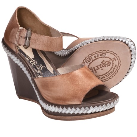 Lucchese Spirit by  Chloe Wedge Sandals - Leather (For Women)
