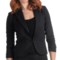 Amanda + Chelsea Cotton Blend Jacket - Ruched 3/4 Sleeve (For Women)