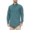 Bobby Jones Compact Twill Gingham Golf Shirt - Long Sleeve (For Men)